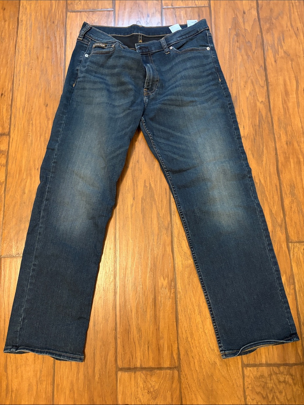 Calvin Klein Dark Blue Straight Jeans